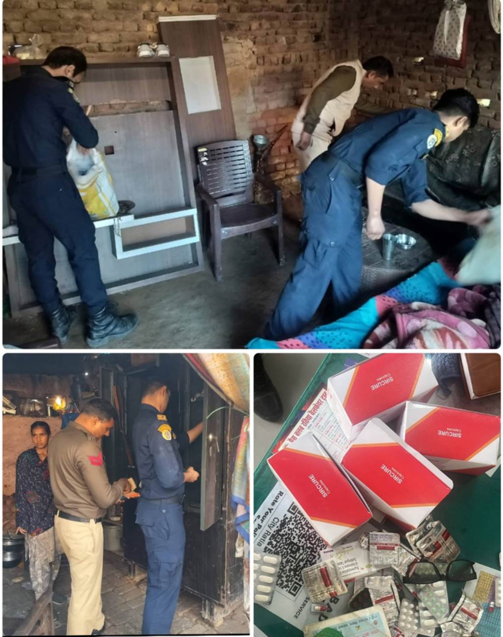 A stern warning to drug traffickers A dog squads keen sense of smell led to the recovery of illegal drugs in the Piruwali settlement